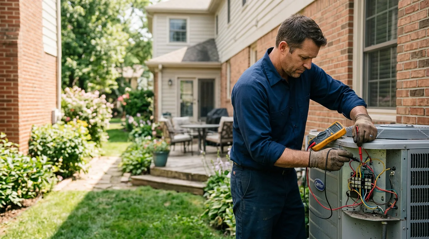 HVAC technician working near Tutor Key, KY